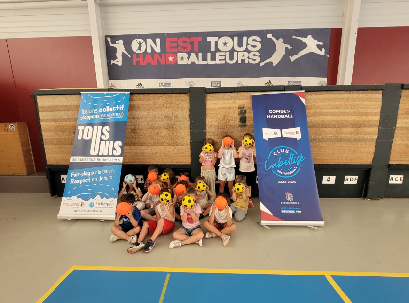 Animations handball avec le Centre Social Colibri
