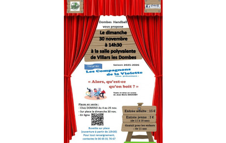 Après-midi théâtre du 30/11/25