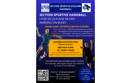 Section Sportive Scolaire Handball d'Ambérieu-en-Bugey