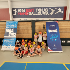 Animations handball avec le Centre Social Colibri